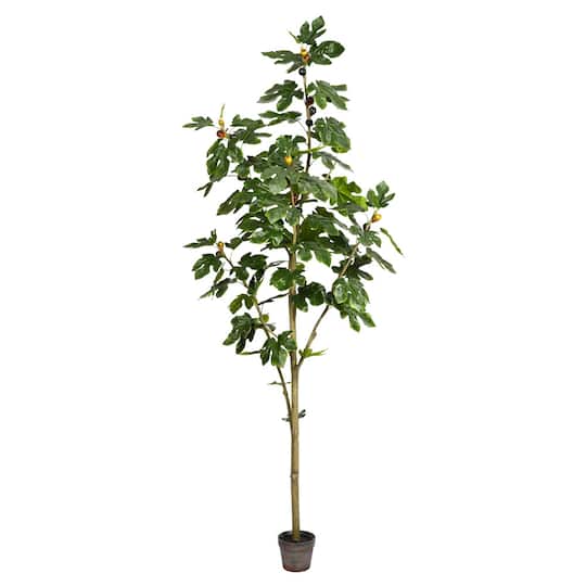 7Ft Potted Fig Tree By Vickerman in Green | 7 ft | Michaels®